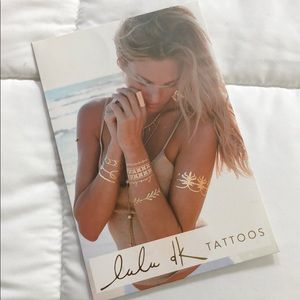 NWT Gold Festival jewelry tattoos ACL!